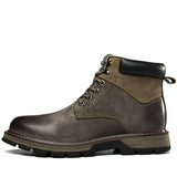 Botas Martin de cuero de invierno Zapatos de hombre Botas altas británicas