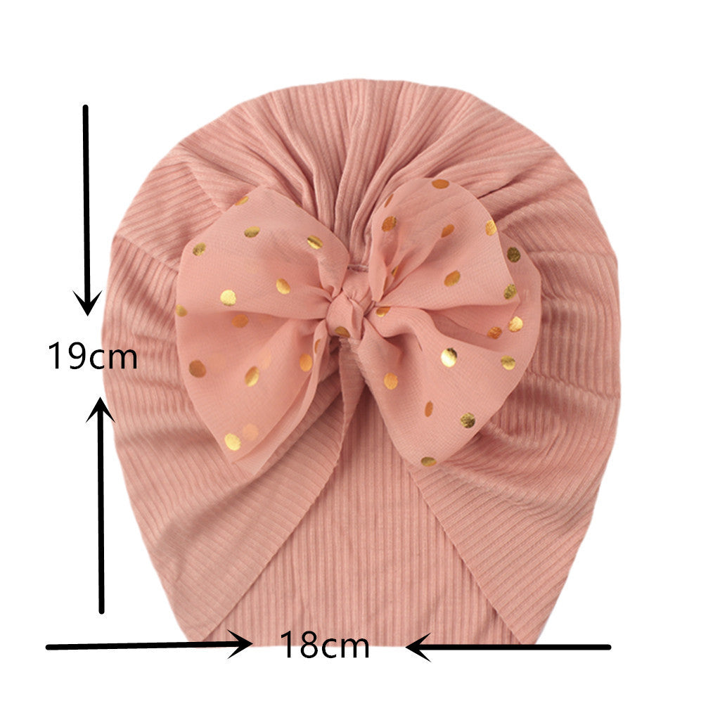 Gorro Infantil con Lazo y Nudo Baotou