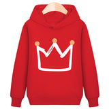 Sudadera Crown con capucha y terciopelo