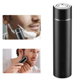 Mini Afeitadora Eléctrica Recargable Portátil Maquinilla De Afeitar Lavable Recortadora Barba Hombres Afeitadora Eléctrica Portátil Máquina De Afeitar Recargable USB Barba Inalámbrica Lavable