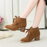 Fashion Martin Boots Suede High Heels