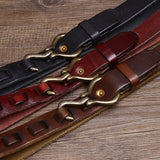 Men's Retro Thick Vegetable Tanned Cowhide Leather Belt