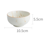 Marbled Ceramic Bowls And Dishes