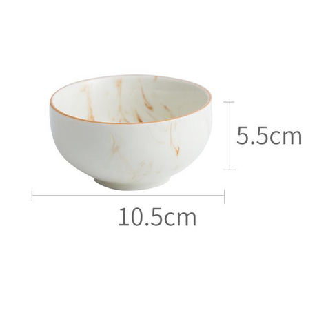 Marbled Ceramic Bowls And Dishes