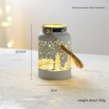 Christmas Luminous Glass Desktop Decoration