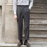 Retro Straight-leg Pants For Men