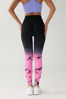 Gradient Tie-dye Yoga Seamless Female Running Workout Pants