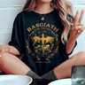 European And American Digital Printing Casual Round Neck T-shirt