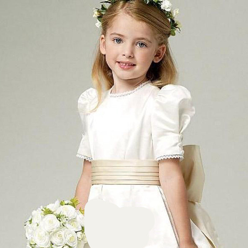 Vestido Florista Dama De Honor Boda Niños Cumpleaños Princesa