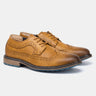 Men's Brogue Color Matching Casual Business Leather Shoes Comfortable