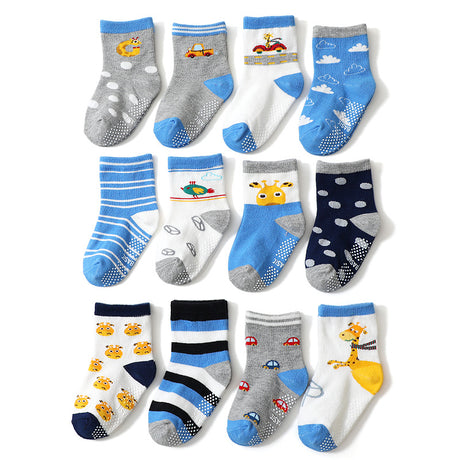 Indoor Toddler Anti Drop Socks Cartoon Non Slip Floor Socks