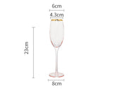 Crystal Glass Champagne Cup Household Set