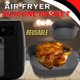 Air Fryer Silicone Pot Basket Liners Non-Stick Safe Oven Baking Tray Accessories