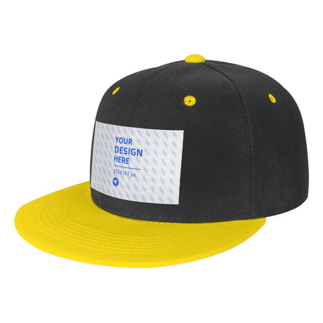 Children's Flat Brim Contrast Hip Hop Hat