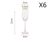 Crystal Glass Champagne Cup Household Set