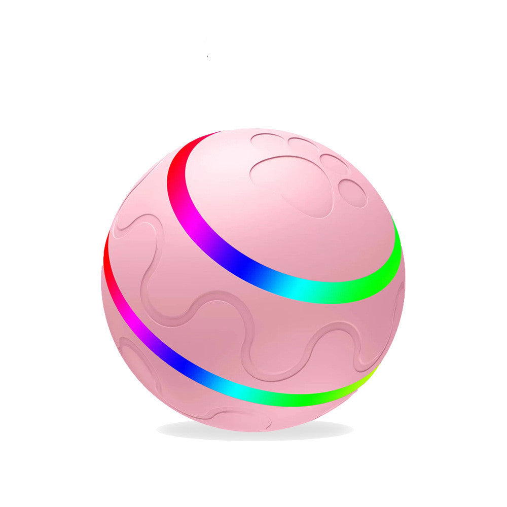 Nuevo juguete para mascotas, pelota malvada para gatos, pelota inteligente, juguetes para gatos USB, bola autogiratoria, bola de rotación automática