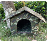 Nido de gato errante impermeable al aire libre, caseta de casa para gatos lavable, plegable, cálida y cálida para invierno