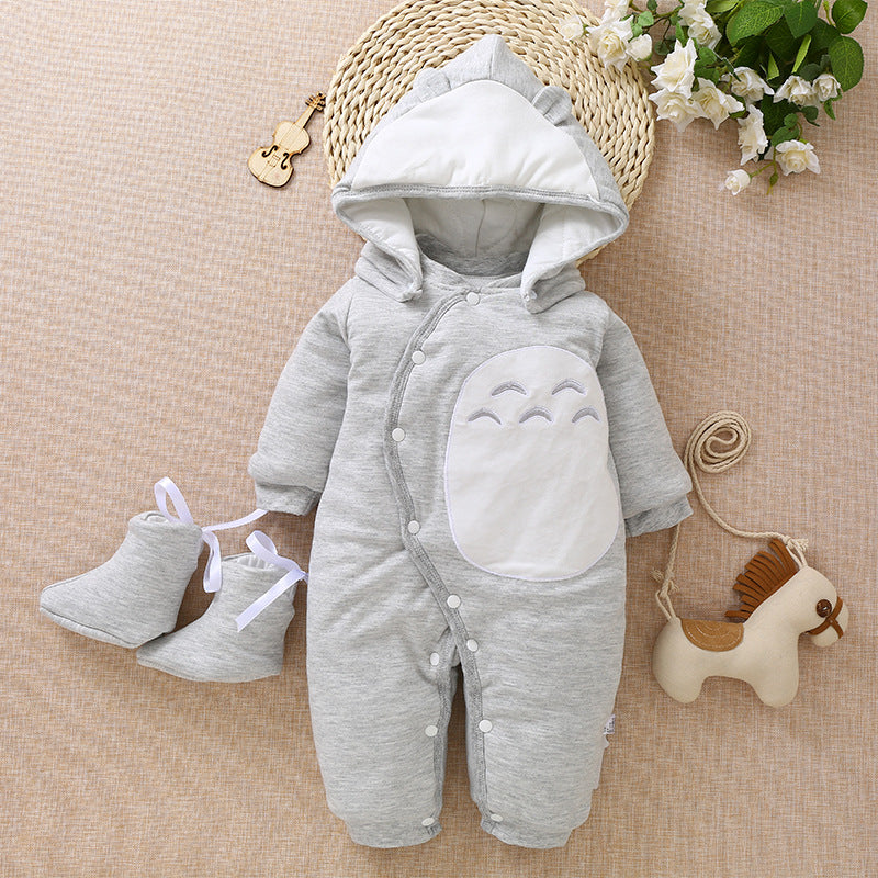 Warm Thick Baby Jumpsuit Newborn Climb Clothes