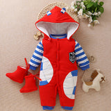 Warm Thick Baby Jumpsuit Newborn Climb Clothes