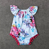 Ropa de gateo de bebé de verano, mono Floral para niñas, ropa para niños