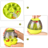 Vaso de bolas de comida para perros, dispensador de alimentador para cachorros y mascotas, tazón de juguete, comida para fugas, alimentador interactivo de vaso para mascotas, dispensador automático de alimentos, tazón, bolas interactivas