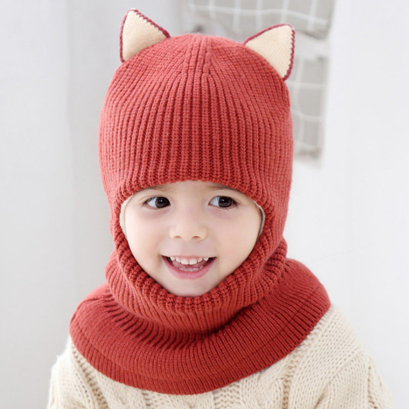 Gorro bufanda de invierno para bebé