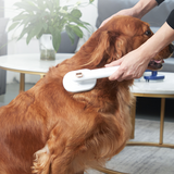 Peine para mascotas, gato, perro para quitar el pelo flotante, cepillo para el pelo de mascotas, artefacto de depilación, cepillo para el cuidado de mascotas, suministros, peine autolimpiante, productos para mascotas