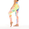 Ink Jacquard Tie-dyed Bubble Polyester Yoga Pants Slim Fit