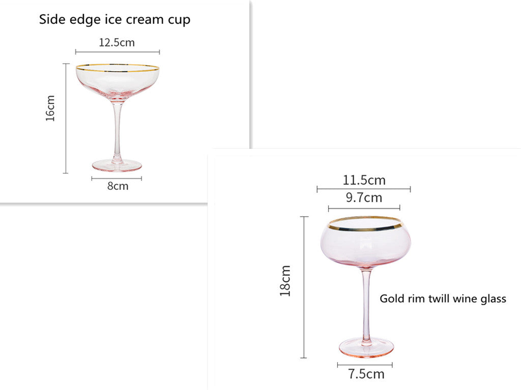 Crystal Glass Champagne Cup Household Set