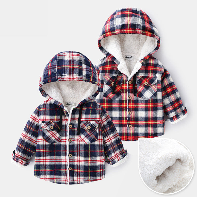 Boys' Hoodie extra heavy in autumn and winter