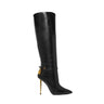 Simple Black Classic Long Boots Female