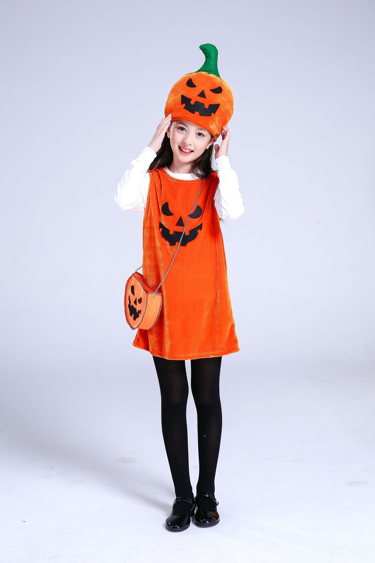 Children's Halloween costume girls pumpkin costume