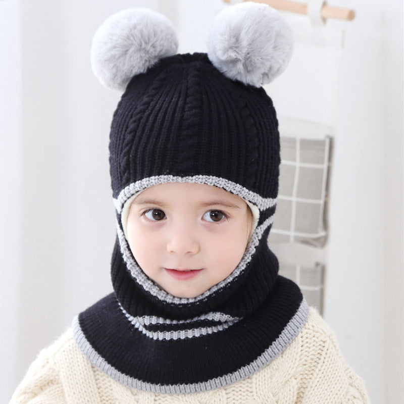 Gorro bufanda de invierno para bebé