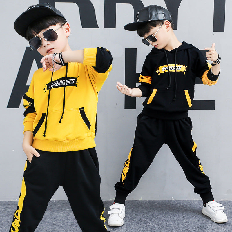 Boy's hooded sports suit