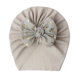 Children's Bow Knot Pullover Hat Baotou