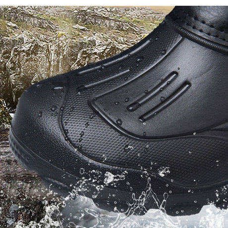 Men's Thickened Medium Pile Warm Anti-skid And Waterproof Snow Boots