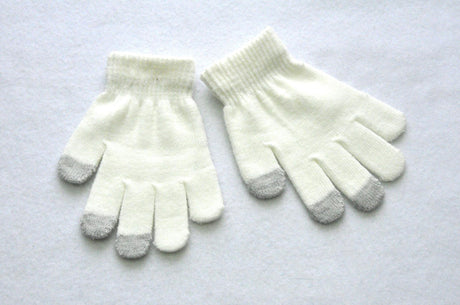 Children's Touch Screen Cold And Warm Knitted Gloves