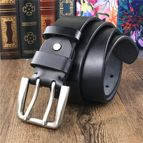 Men's Fashion Ultra-wide 4.3cm Double-pin Belt Buckle