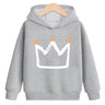 Sudadera Crown con capucha y terciopelo