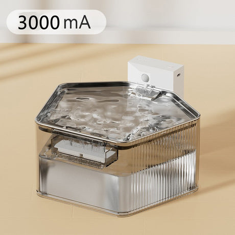 Pet Stainless Steel Induction Water Fountain