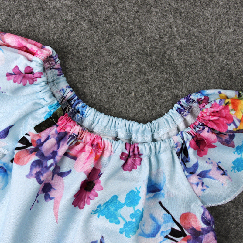 Ropa de gateo de bebé de verano, mono Floral para niñas, ropa para niños