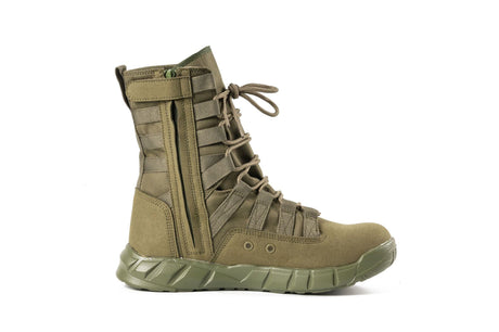 New High Top Combat Green Desert Boots Lightweight
