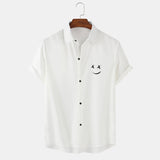 Camisa de hombre estilo Hong Kong, nueva moda de verano, impresión personalizada