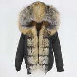 Parka Thick Raccoon Fur Liner Jacket Fur