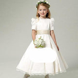 Vestido Florista Dama De Honor Boda Niños Cumpleaños Princesa