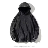 Heavy Washed Sweatshirt Men's Coat