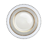 European-style plate Wobble plate plate Gold plated plate Glass beads Dot plate ceramic