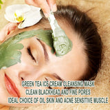 Mascarilla limpiadora reafirmante para la piel con hielo y té verde