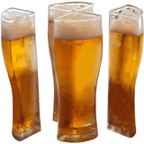 Super Schooner Beer Glasses Mug Cup Separable 4 Part Large Capacity Thick Beer Mug Glass Transparent for Club Bar Party