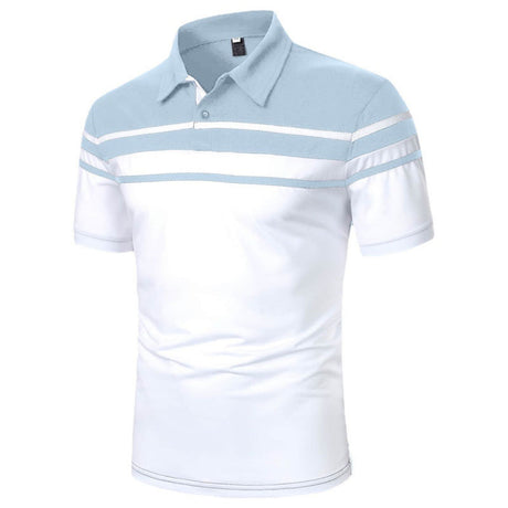 Men's Striped Polo Short Sleeve